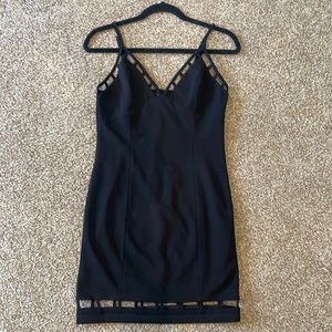 Black mini cut out dress from ANGL